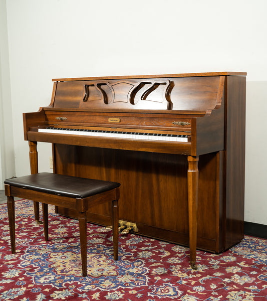 Lindenauer M426PEC Upright Piano | Satin Walnut | SN: E01694 | Used