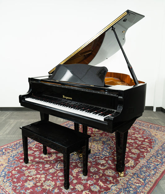 Bergmann 4'11" TG 150 Grand Piano | Polished Ebony | SN: TG004543 | Used