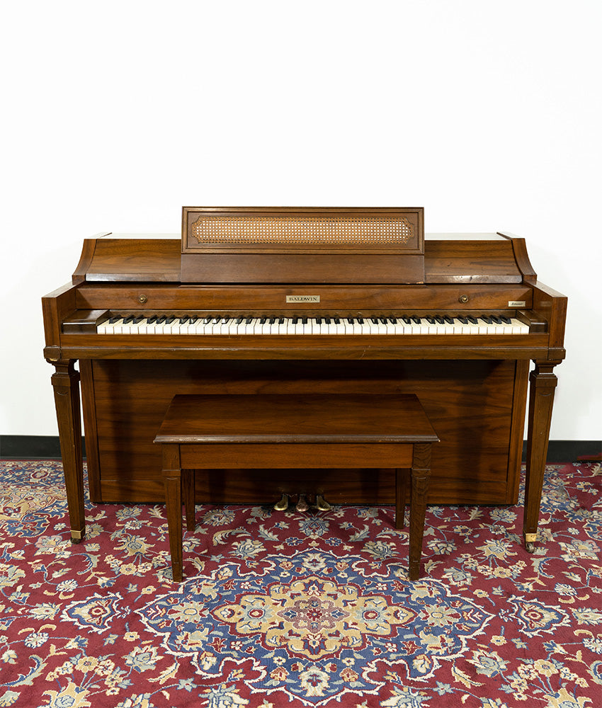 Baldwin Aerosonic Upright Piano | Satin Mahogany |SN: 837414 | Used