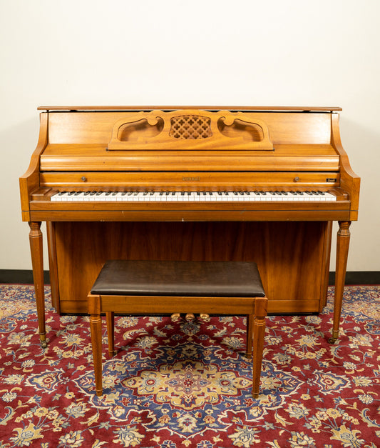 Kimball Console Piano | Satin Oak | Used