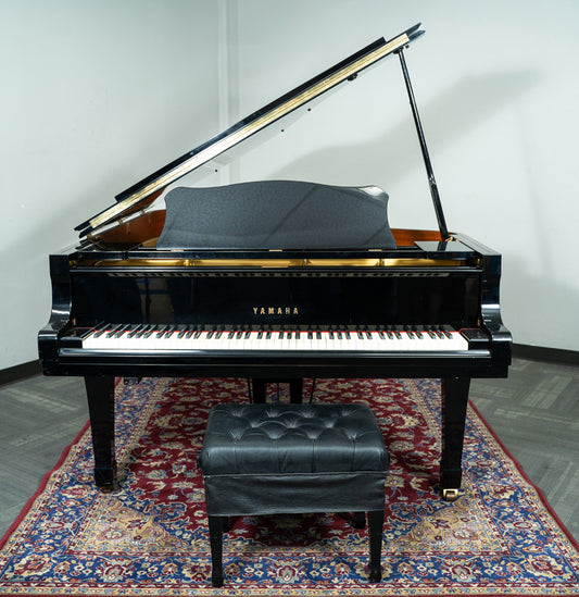 1987 Yamaha 7'4" C7 Conservatory Grand Piano | Polished Ebony | Used