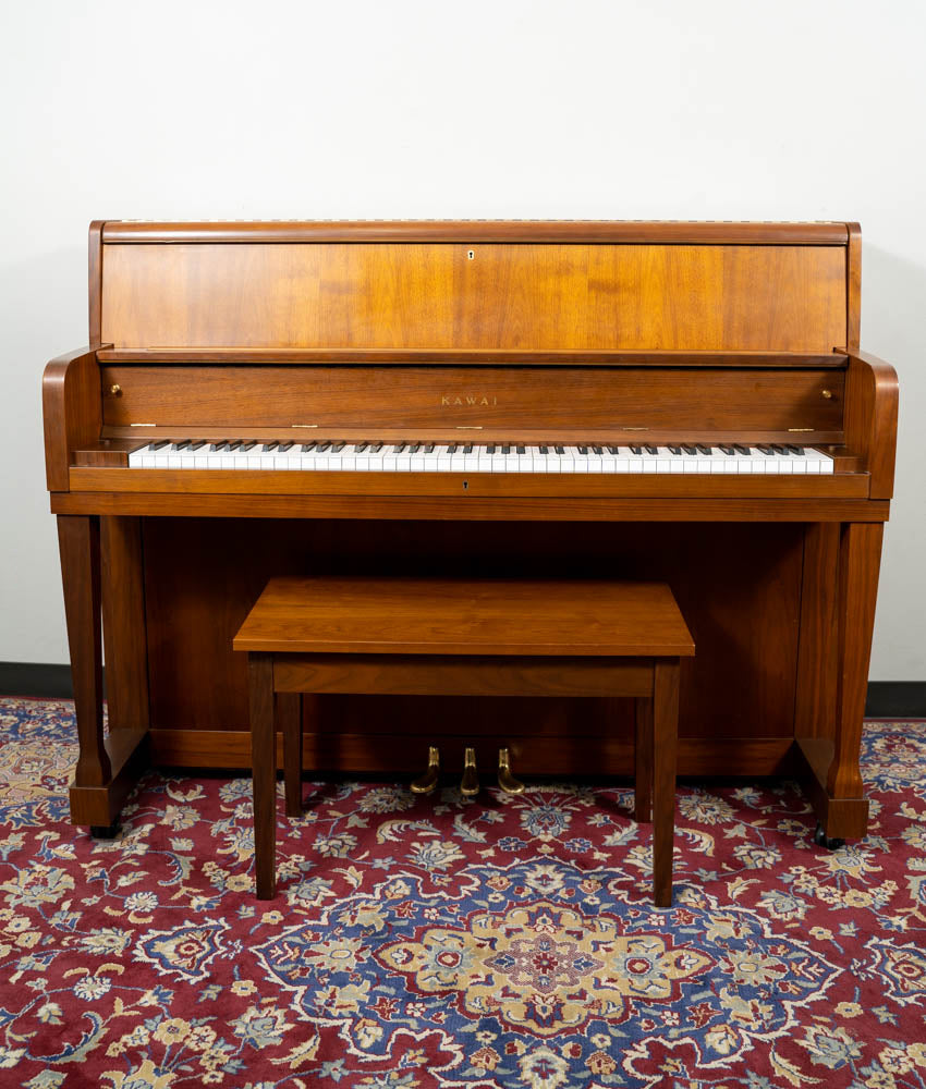 1980 Kawai 46" UST-6 Upright Piano | Satin Walnut | Used