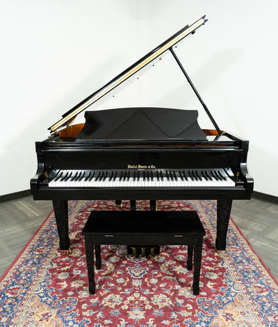 Hallet Davis & Co 5'3″ Classic Baby Grand Piano | Polished Ebony |SN: DG36219 | Used