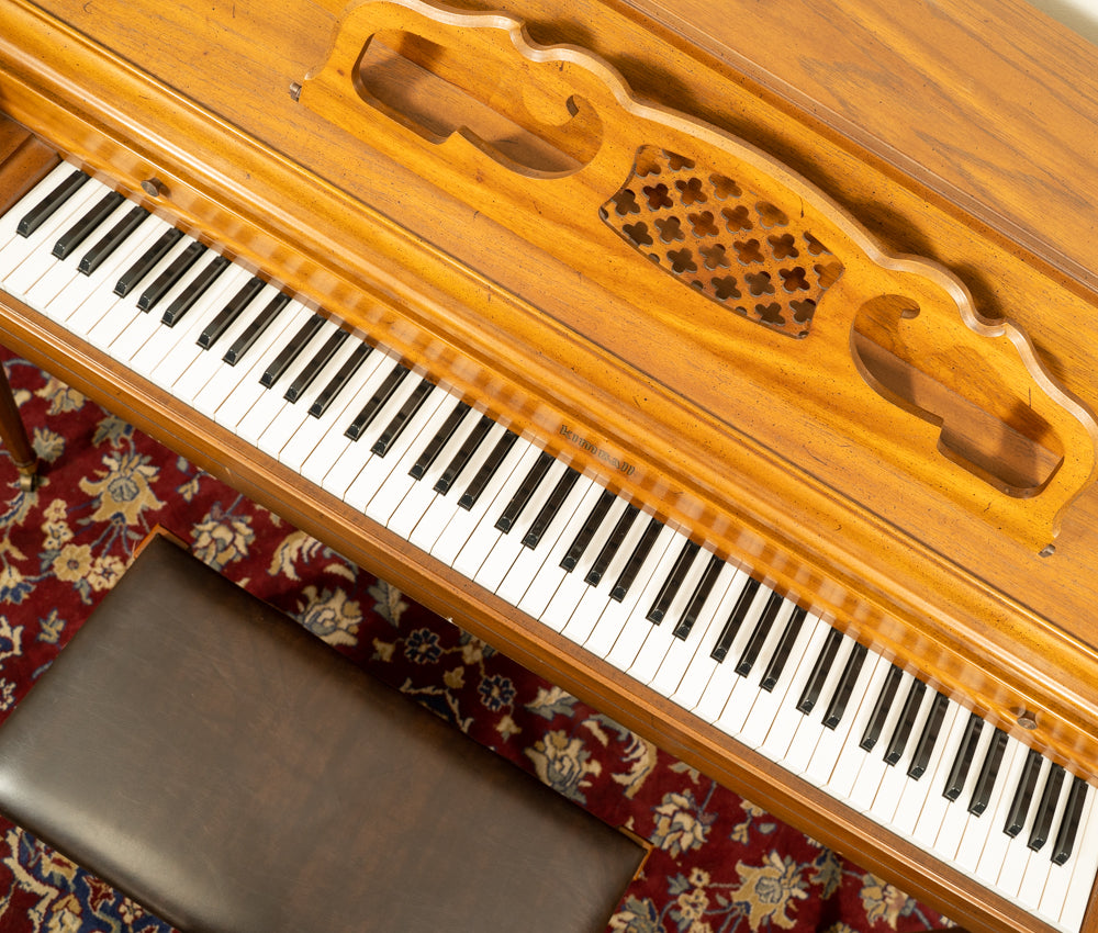 Kimball Console Piano | Satin Oak | Used