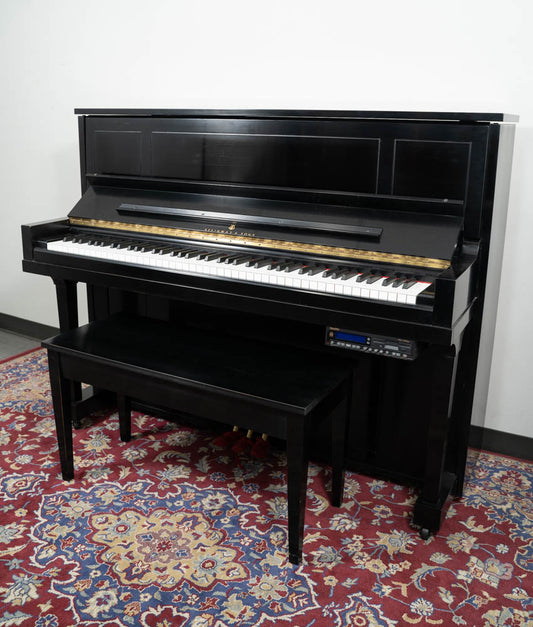 1999 Steinway & Sons 1098 Studio Piano w/ PianoDisc | Satin Ebony | Used