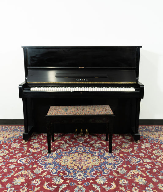 Yamaha 48" U1 Upright Piano | Polished Ebony | SN: 3124117 | Used