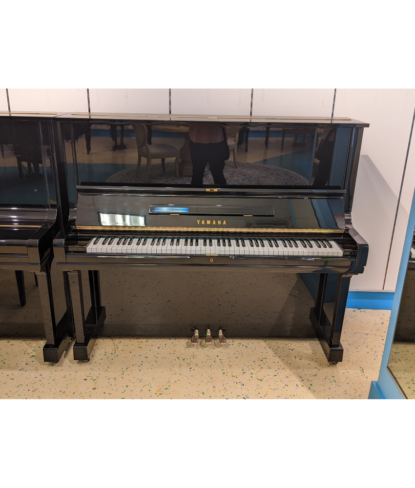 Yamaha 52" Fully Restored U3H Upright Piano | Polished Ebony | Used