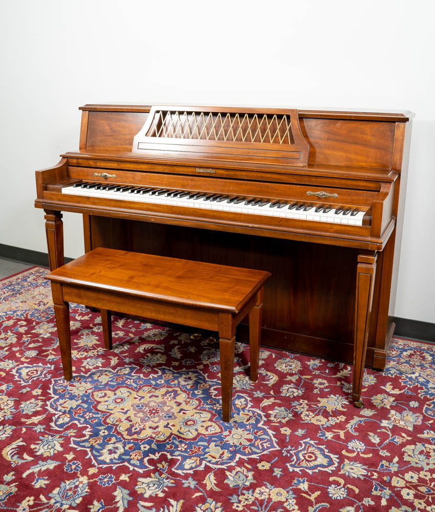 Baldwin Upright Piano | Satin Walnut | SN: 1327673