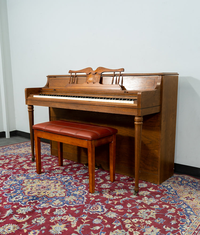 Wurlitzer Classic Upright Piano | Walnut | SN: 1103601 | Used