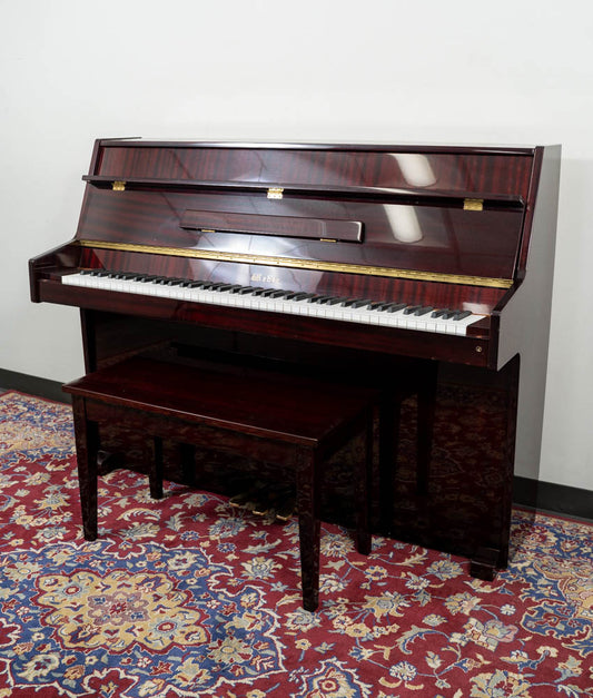 Weber W-4 Upright Piano | Polished Mahogany | SN: 1627680 | Used