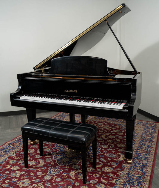 Schumann 5'0" G-80A Grand Piano | Polished Ebony | Used