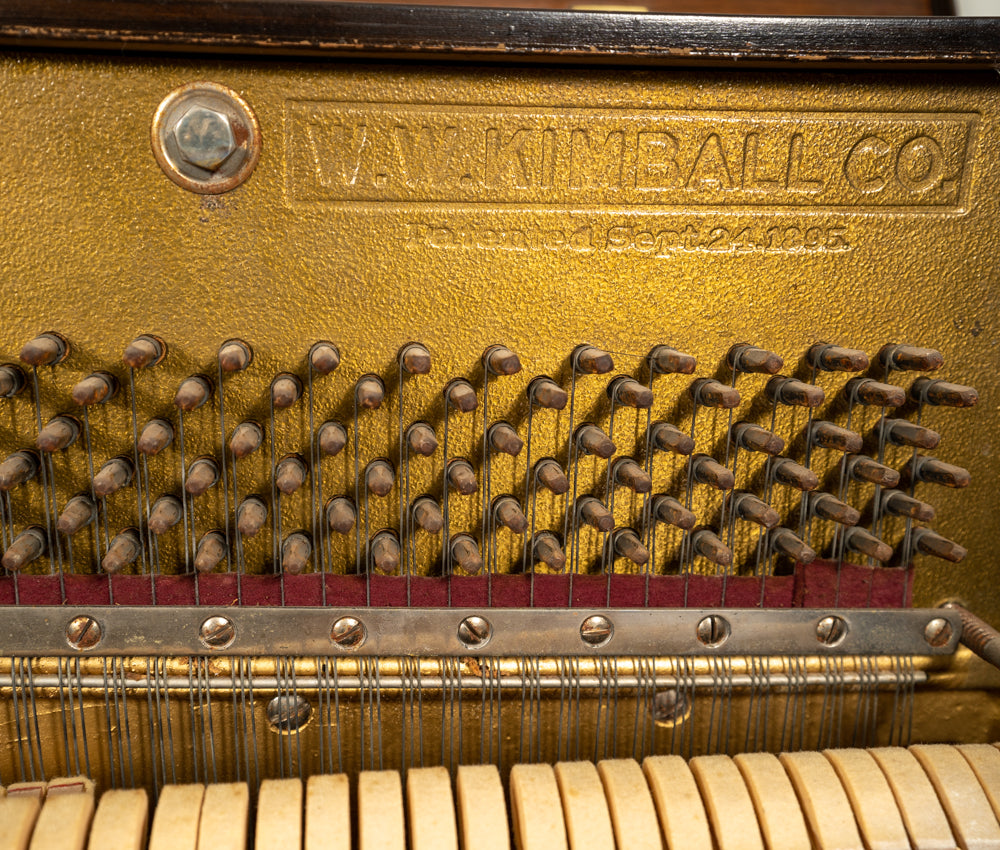 Kimball Console Piano | Polished Mahogany | Used