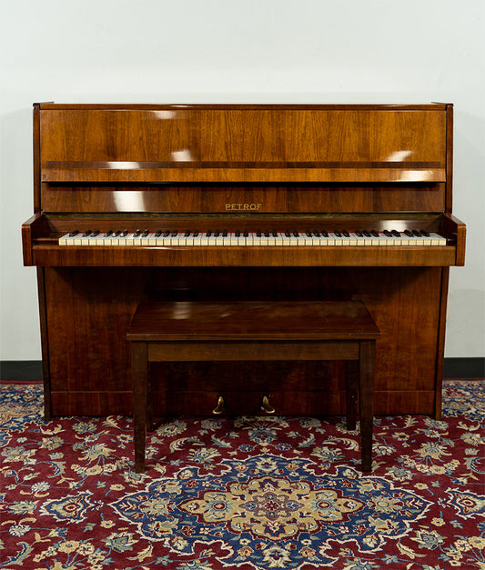 1976 Petrof Classic Upright Piano | Mahogany | SN: 259033 | Used