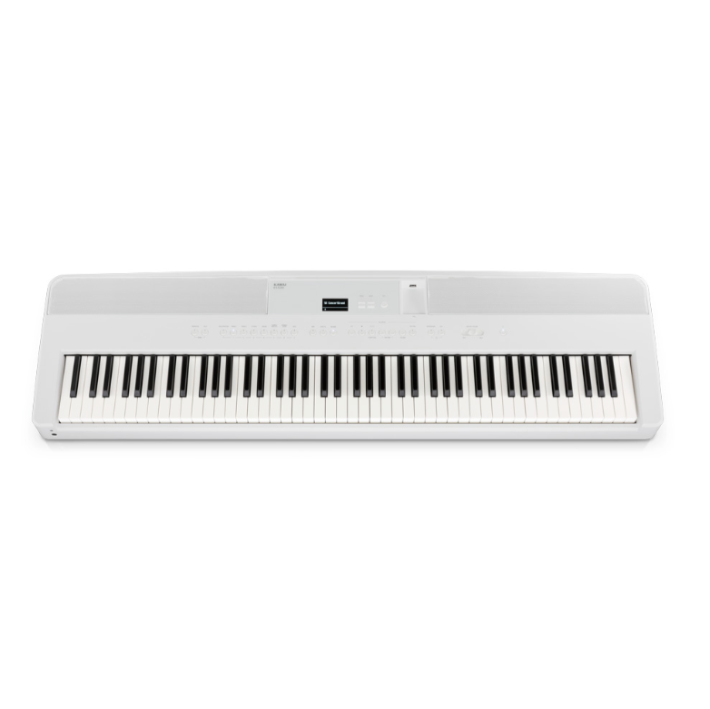 Kawai ES520 Digital Piano - Snow White | New