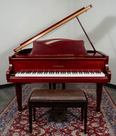 Samick SG-140C 4'9 Baby Grand Piano | Polished Mahogany | Used