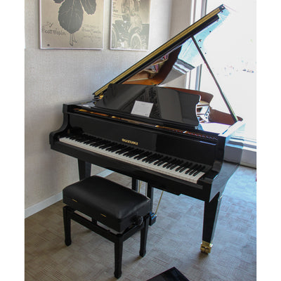 Suzuki Grand Piano | Polished Ebony | SN: 001703 | Used