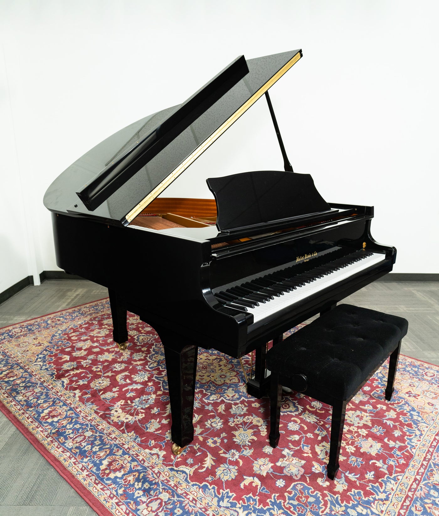 Hallet David & Co. Classic Grand Piano | Polished Ebony | SN: DG22875 | Used