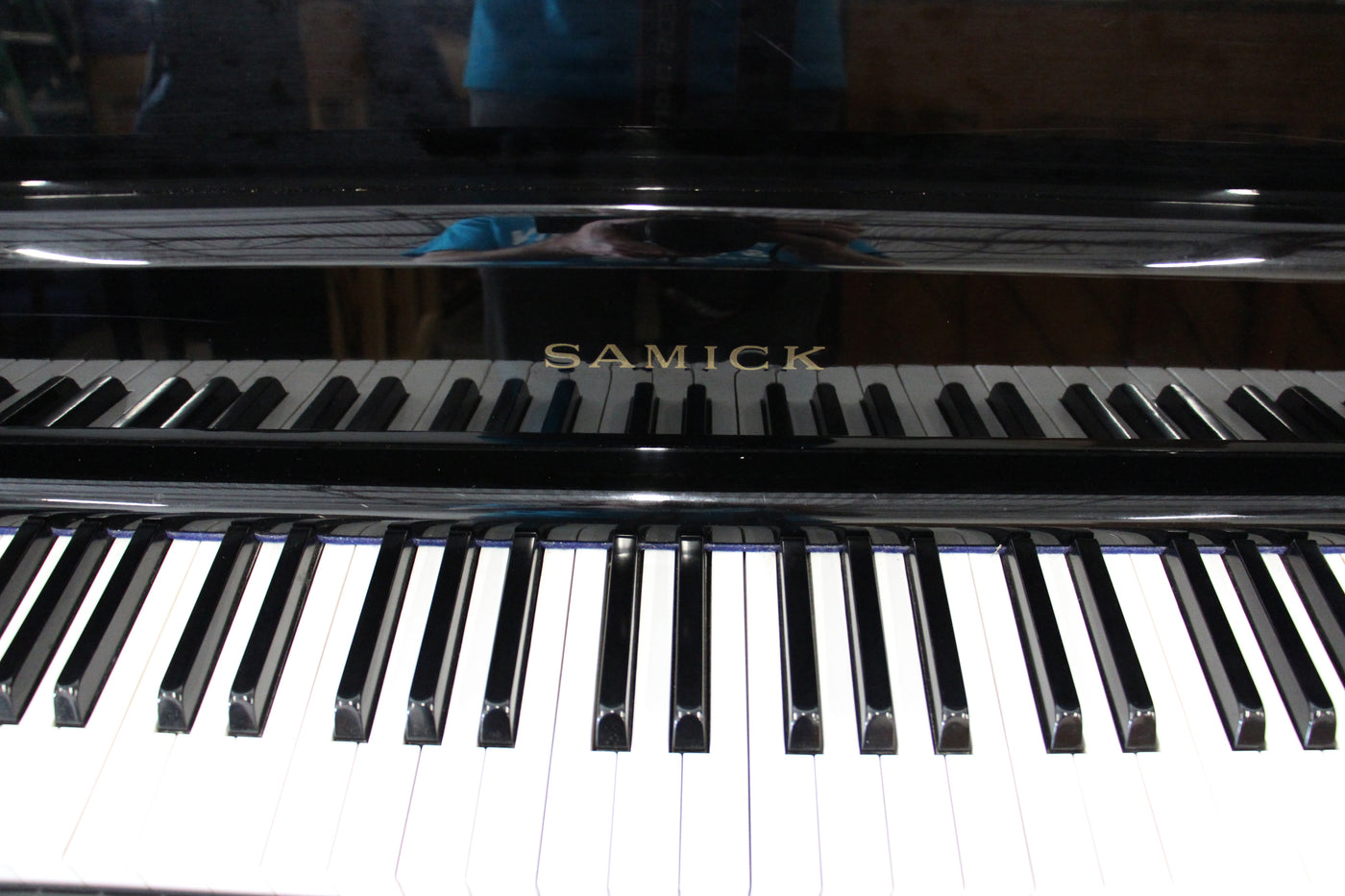 Samick Continental Console Piano | Polished Ebony | SN: HGL02208 | Used