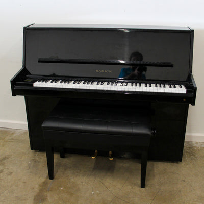 Samick Continental Console Piano | Polished Ebony | SN: HGL02208 | Used