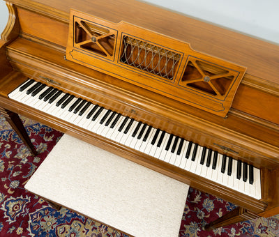 Wurlitzer Classic Upright Piano | Walnut | SN: 1732435 | Used