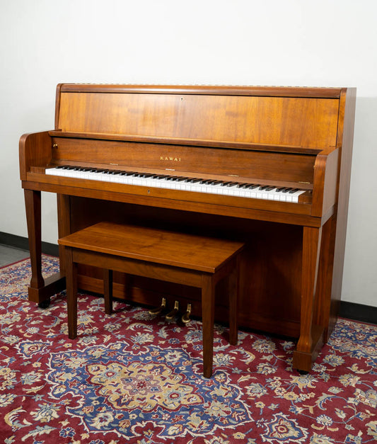 1980 Kawai 46" UST-6 Upright Piano | Satin Walnut | SN: K763893 | Used