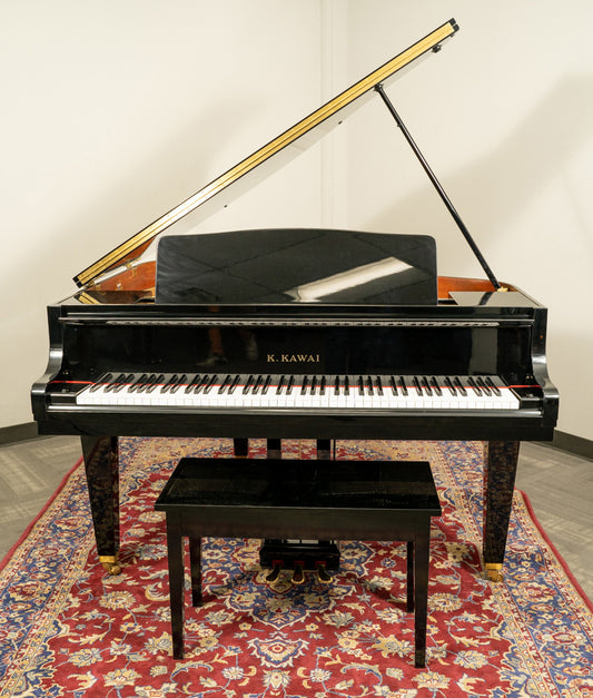 Kawai 5'0" GM10 Grand Piano | Polished Ebony | SN: 2417022