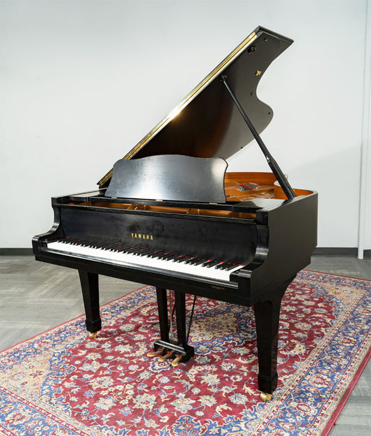 Yamaha 6'7" C5 Grand Piano | Satin Ebony | SN: 5390286 | Used