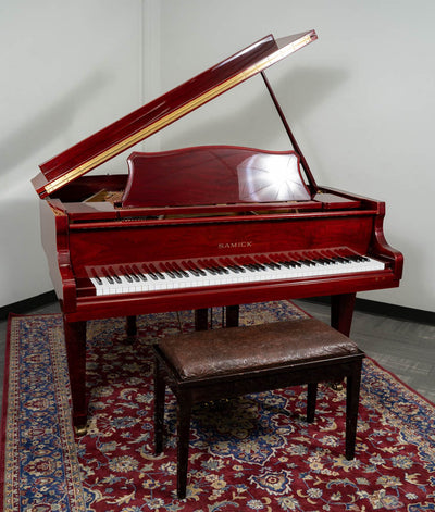 Samick SG-140C 4'9 Baby Grand Piano | Polished Mahogany | Used