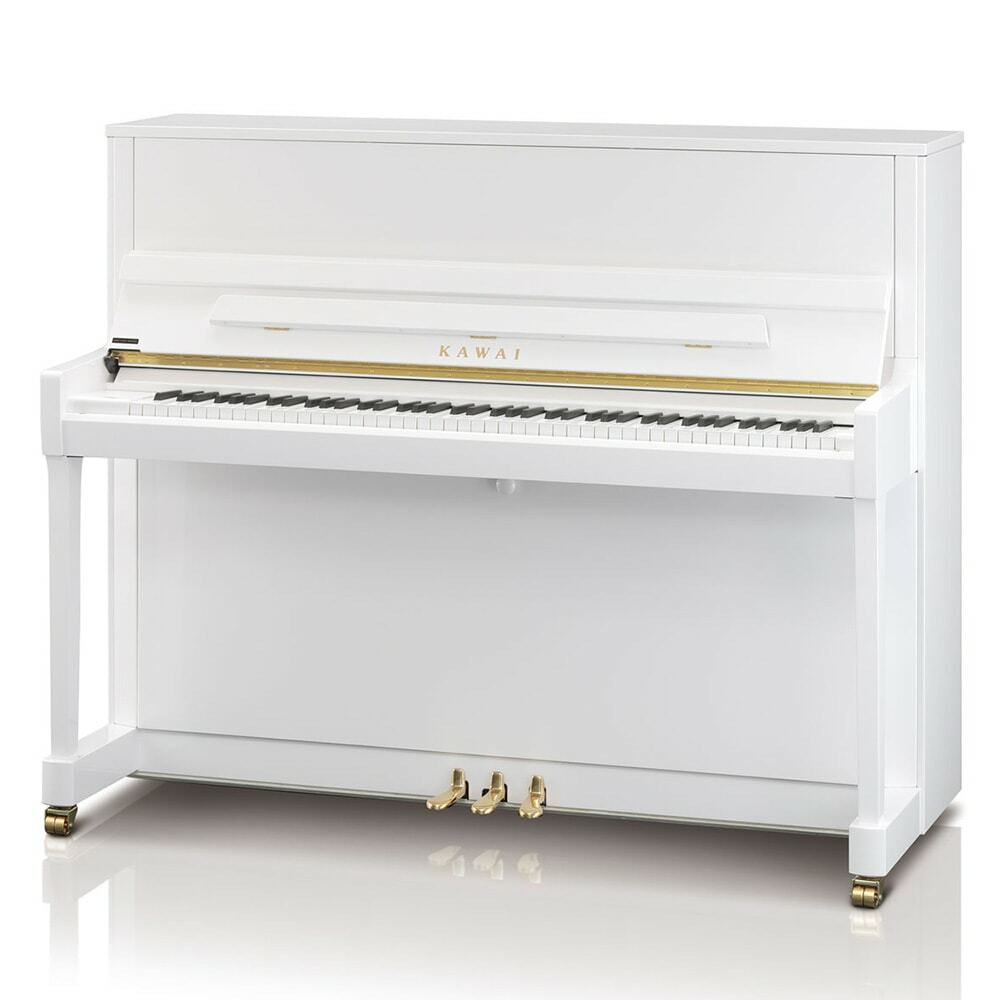 Kawai K-300 Upright Piano | Snow White Polish | New