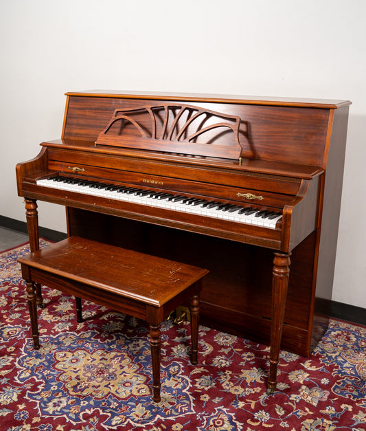 Baldwin 660 Upright Piano | Satin Mahogany