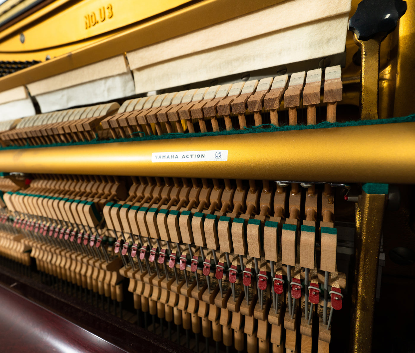 Yamaha 52" U3 Upright Piano | Polished Mahogany | SN: 461959 | Used