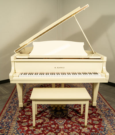 Kawai 5'1" KG-1 Grand Piano | Polished Snow White