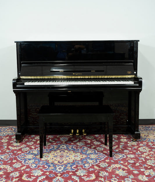 Bergmann BT121 Upright Piano | Ebony | SN: T00148964 | Used