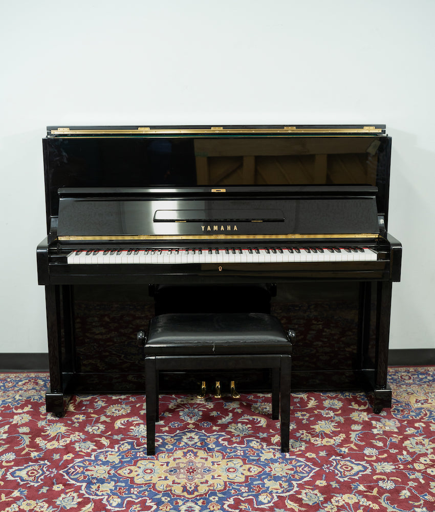 1963 Yamaha U1 Upright Piano | Gloss Ebony | SN: 69087 | Used