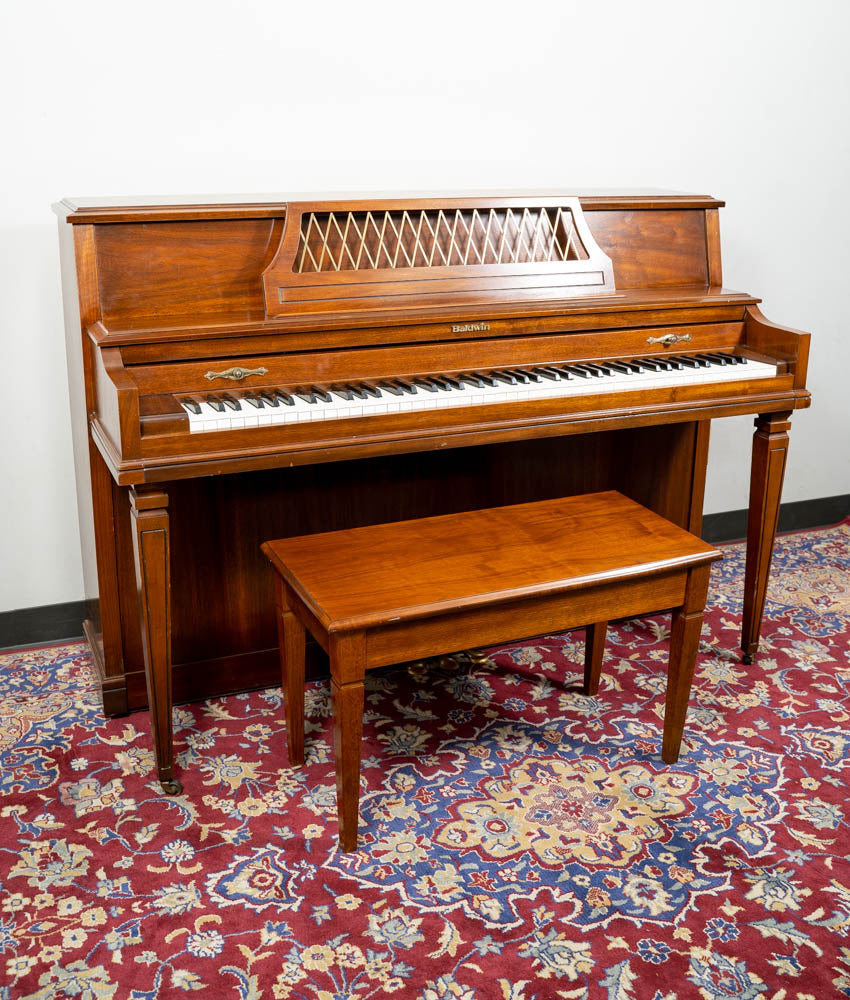 Baldwin Upright Piano | Satin Walnut | SN: 1327673