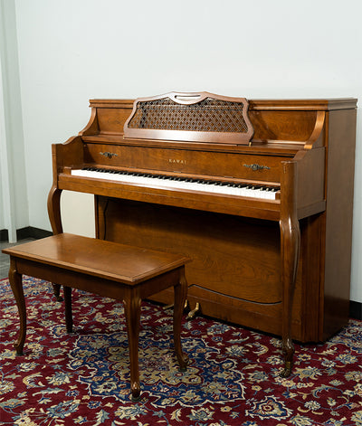 1981 Kawai 802-F Upright Piano | Walnut | SN: K1274152