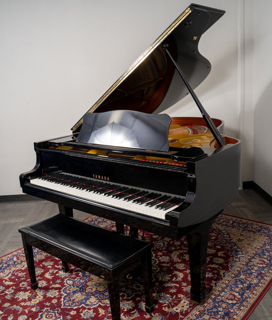 Yamaha 6'1" C3 Grand Piano | Polished Ebony | SN: 4370837 | Used