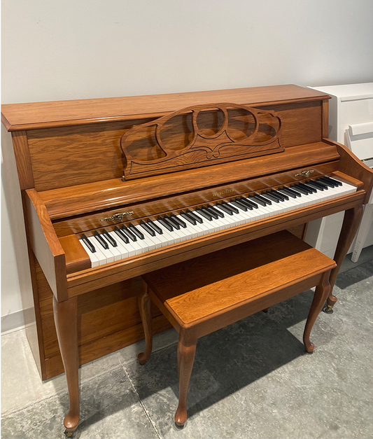 Wurlitzer 2277A Spinet Piano | Satin Oak | SN: 2820054 | Used