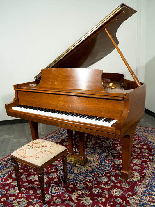 1990 Steinway 5'7" Model M Grand Piano | Satin Walnut | SN: 516765 | Used