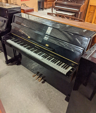 2003 Bergmann 43" E109 Continental Piano | Polished Ebony | SN: T00083745 | Used