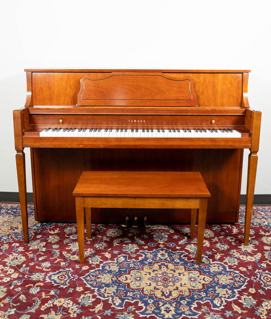 Yamaha M450 Upright Piano | Satin Walnut | SN: 318650 | Used