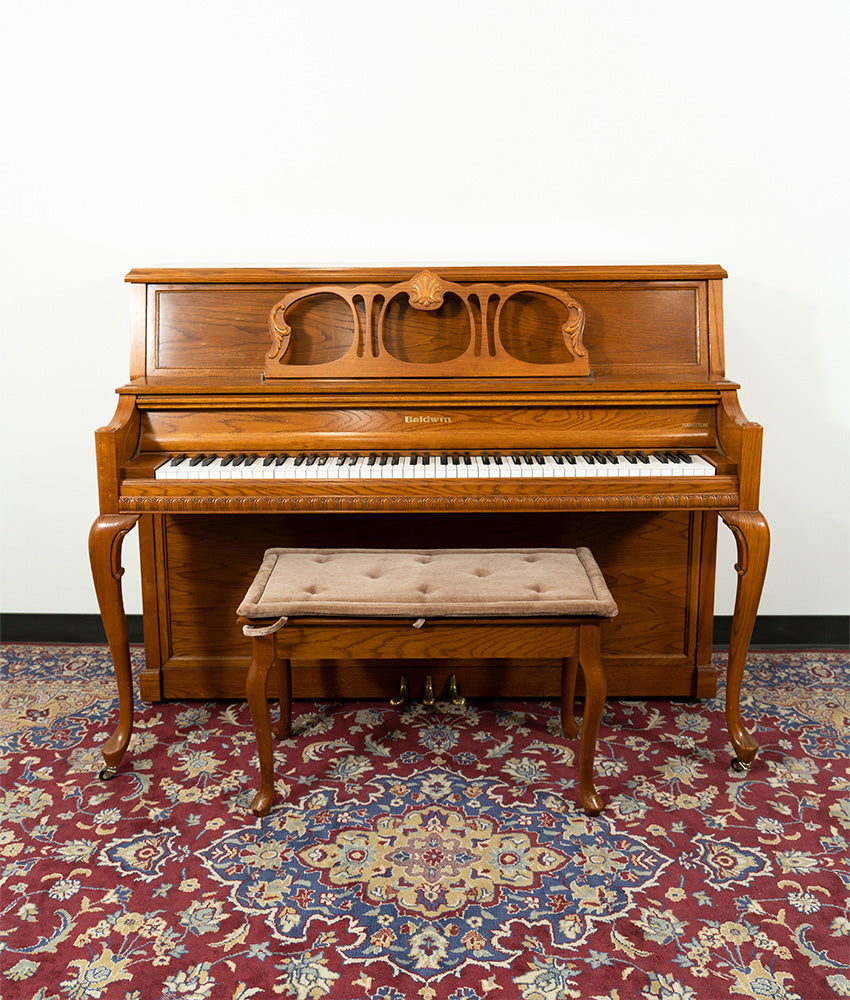 Baldwin 45" 5045 Upright Piano | Oak | SN: 0456430 | Used
