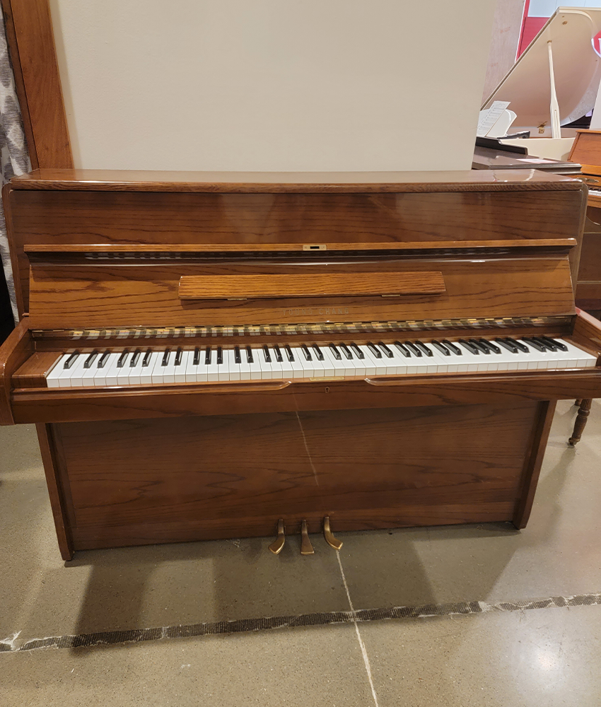 1984 Young Chang 43" U107 Upright Piano | Polished Walnut | SN: 0112911 | Used