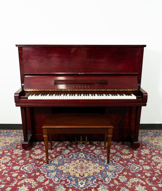 Yamaha 52" U3 Upright Piano | Polished Mahogany | SN: 461959 | Used