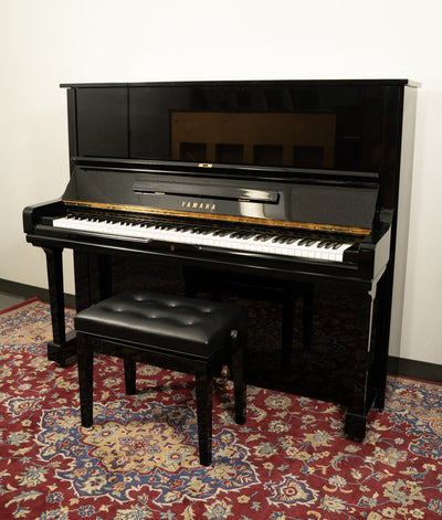 Yamaha 52" U3 Studio Piano | Polished Ebony | SN: 2537715