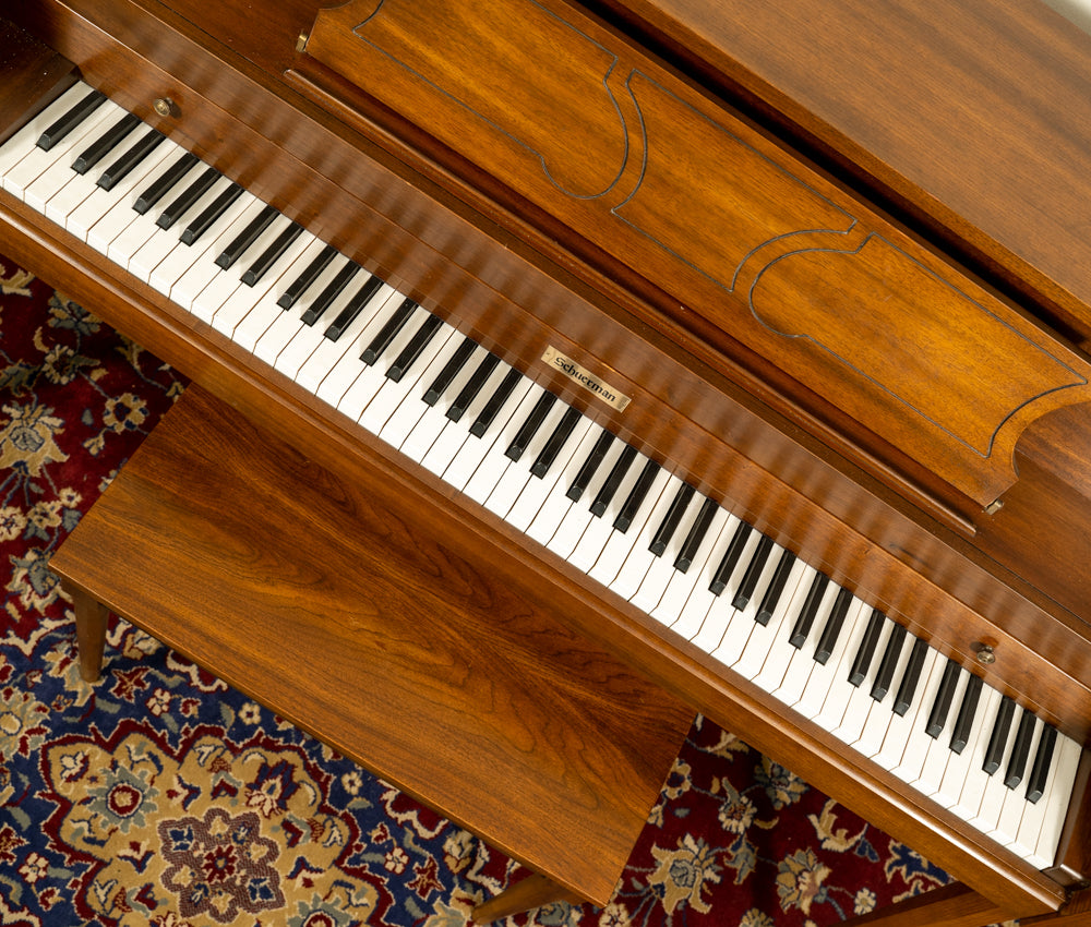 Schumann Upright Piano | Satin Walnut | SN: J14189 | Used