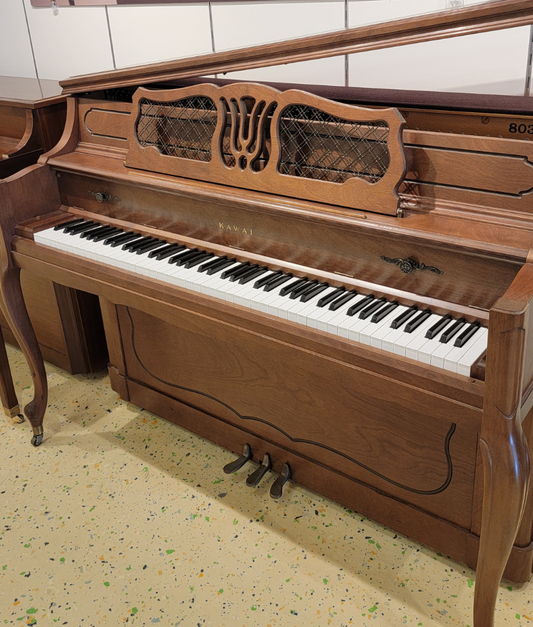 1983 Kawai 43.5" 803F Upright Piano | Satin Mahogany | SN: K1456358 | Used