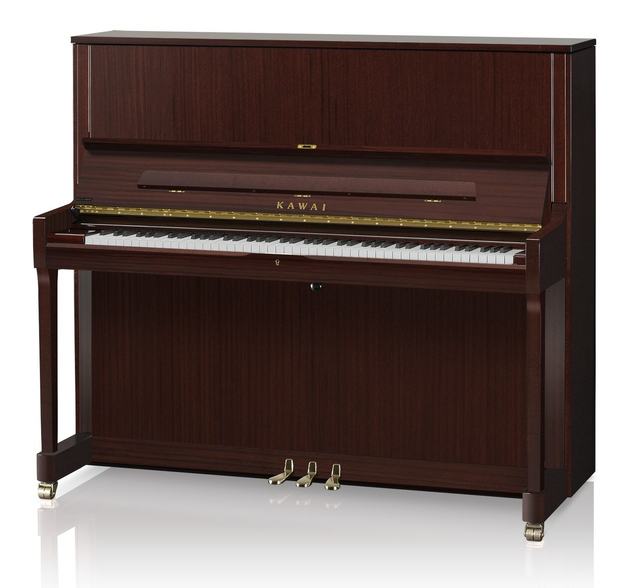Kawai 51" K-500 Polished Mahogany Upright Piano | New