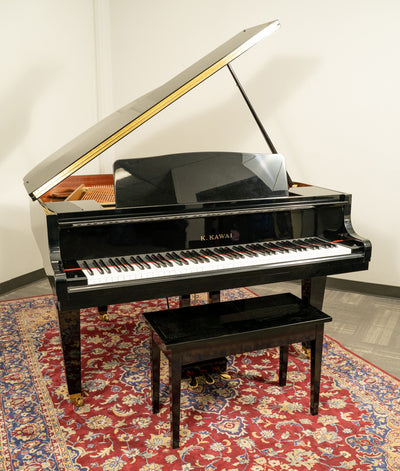 Kawai 5'0" GM10 Grand Piano | Polished Ebony | SN: 2417022