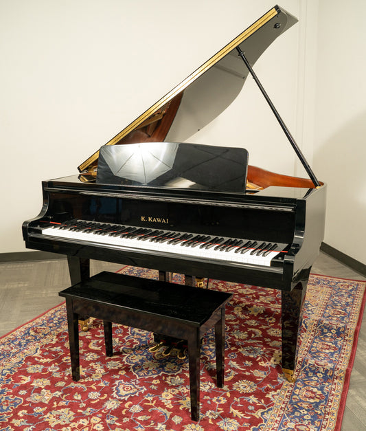 Kawai 5'0" GM10 Grand Piano | Polished Ebony | SN: 2417022